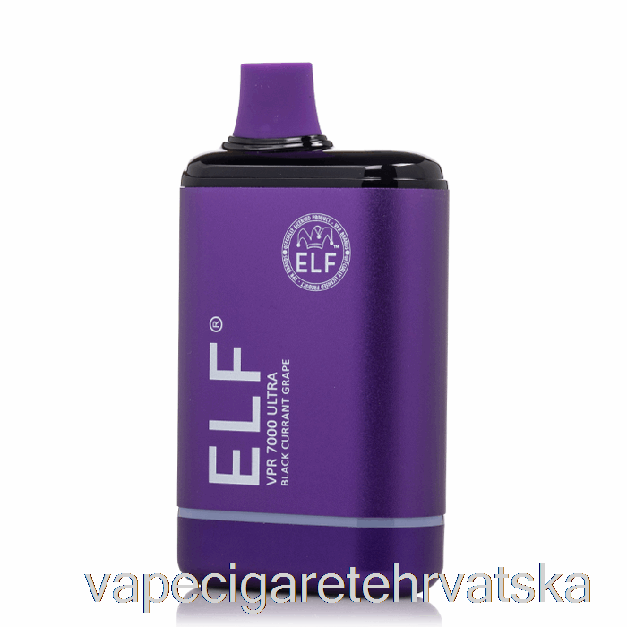 Vape Cigarete Elf Vpr 7000 Ultra Jednokratni Crni Ribiz Grožđe